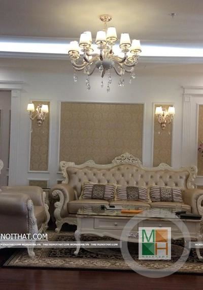 Thi công nội thất chung cư tân cổ điển cao cấp Royal City - Anh Nghĩa