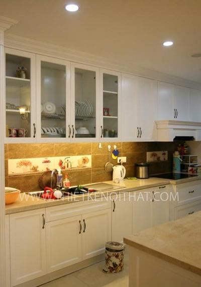Thi công nội thất chung cư tân cổ điển Mandarin Garden - Chị Lan