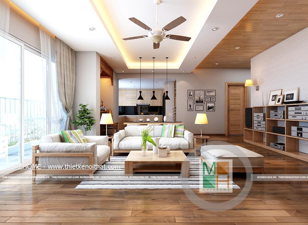 Kết quả hình ảnh cho Thiết kế nội thất chung cư hiện đại morehome