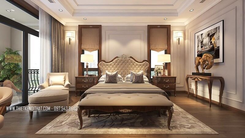 Morehome tại Hà Nội chuyên sản xuất các sản phẩm giường ngủ gỗ óc chó.